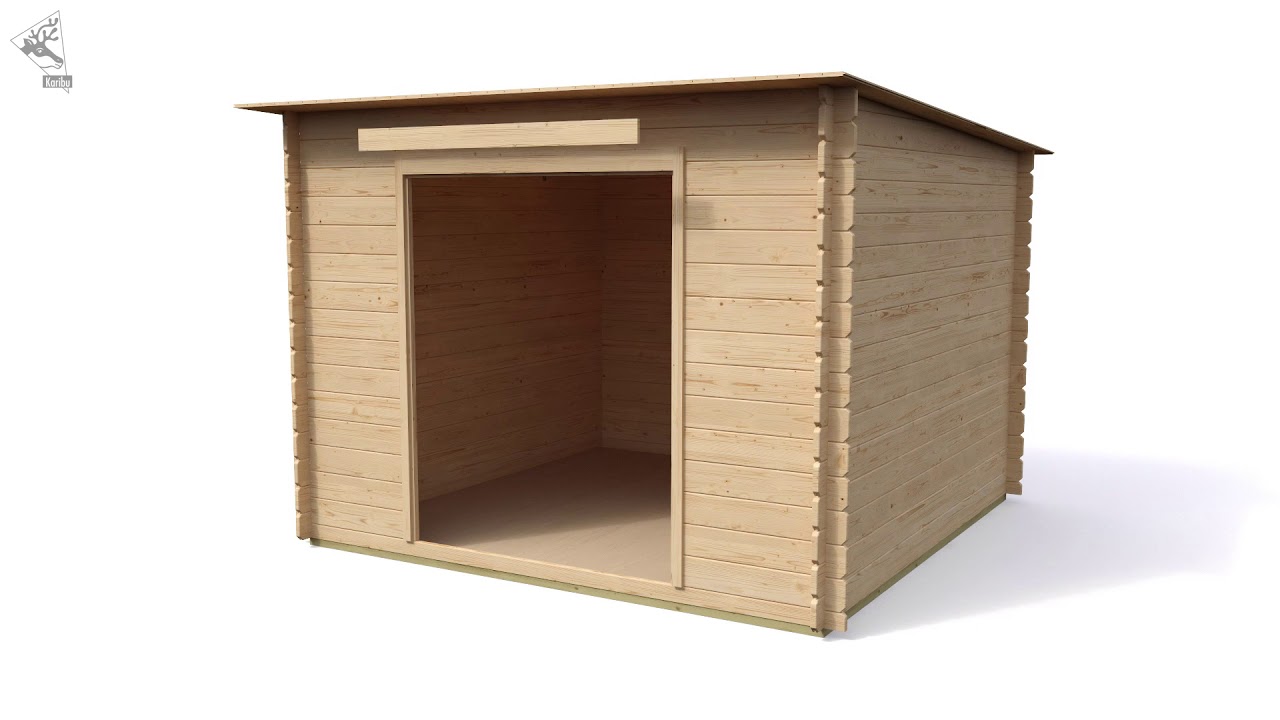 Karibu Woodfeeling Gartenhaus Bastrup 8 - 28 mm