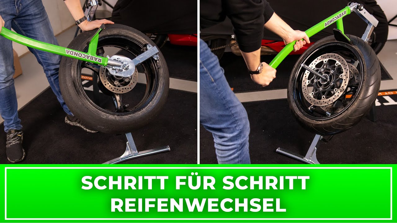 Rabaconda Reifenmontiergerät 12 - 21 Zoll Starterpaket