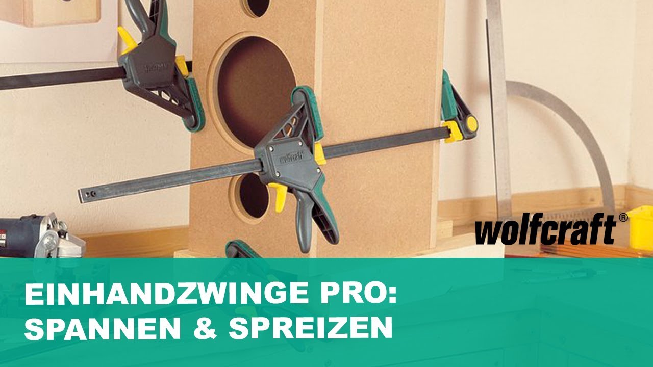 wolfcraft Einhandzwinge EHZ „PRO“ 100/700 mm 3033000