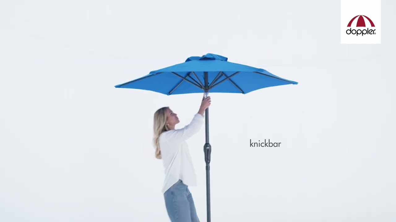 doppler Mittelmastschirm LIFE 180 Lift, Aluminium Anthrazit / 100 % Polyester 180 g/m²