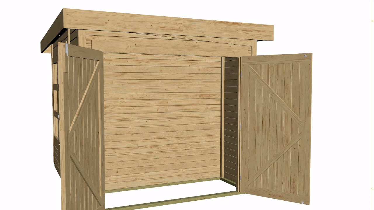 Karibu Woodfeeling Gartenhaus Retola 2/3/4/5/6 inkl. Anbauschrank - 19 mm