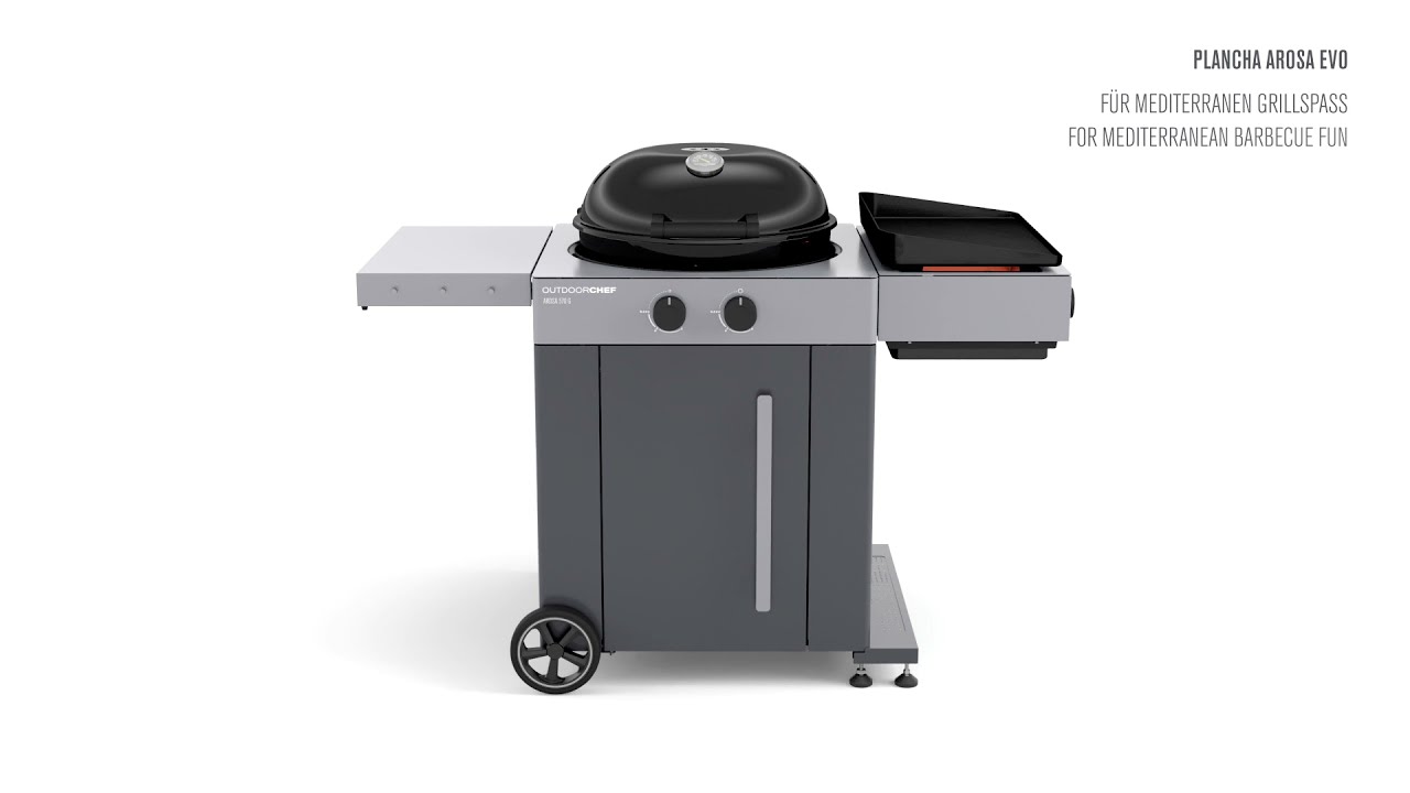 Outdoorchef Gaskugelgrill AROSA 570 G Evo Grey Steel
