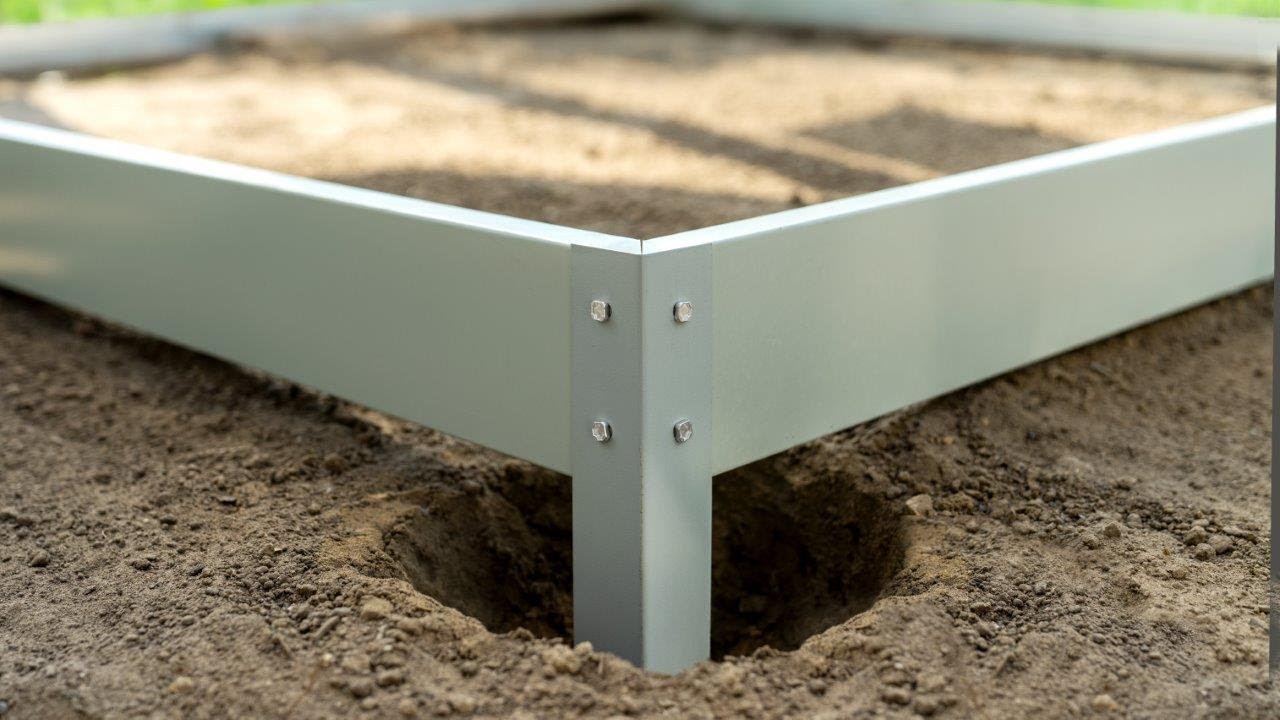 Vitavia Gewächshaus Eris 6200 inkl. 1 Dachfenster, Regenrinnen, Stahlfundamentrahmen - 6,2 m²