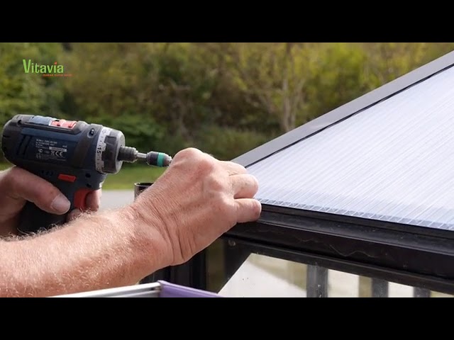 Vitavia Gewächshaus Pi 9000 inkl. 3 Seitenfenstern - 9,0 m²