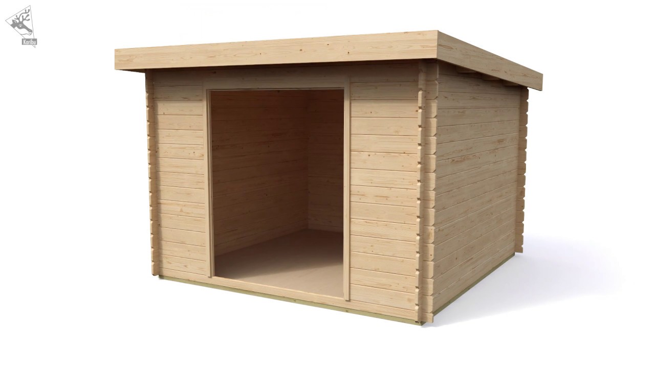 Karibu Woodfeeling Gartenhaus Bastrup 8 - 28 mm