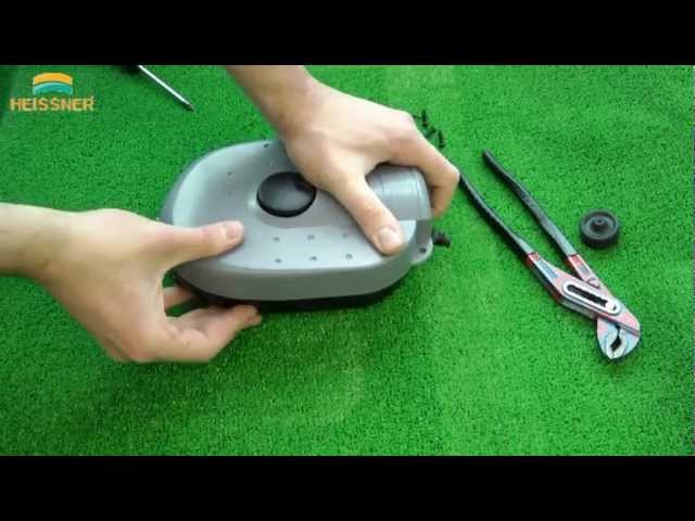 Heissner Solar-Luftpumpe 120 l/h mit Solarzelle (ST200-00)