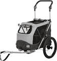 TRIXIE Fahrrad-Anhänger faltbar grau/schwarzVorschaubild